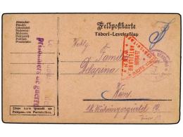 BOSNIA-HERZEGOVINA. 1916. MILITARY CARD To WIEN. Correspondance Des Prisionniers De Guerre. - Andere & Zonder Classificatie