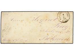 BOSNIA-HERZEGOVINA. 1879. CAJNICA To PRAG Envelope With K.U.K. ETAPPEN-POSTMT/Nº XXII. - Otros & Sin Clasificación