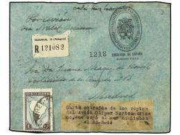 ARGENTINA. 1943 (Febrero). BUENOS AIRES  A MADRID. Carta Enviada Desde La Embajada Española Recuperada De Un... - Altri & Non Classificati