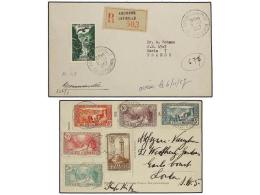 ANDORRA: ANDORRA FRANCESA. 1932-57. Conjunto De 4 Cartas. - Other & Unclassified