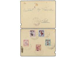 ALBANIA. Mi.P 1/5. 1914. FIER To VLONE. Unfranked Cover, Taxed On Arrival With 2 Q., 5 Q., 10 Q., 25 Q., 50... - Sonstige & Ohne Zuordnung