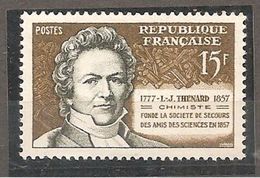 France 1957. YT = 1139 - Neuf Avec Charniere (*). L. J. Thénard - Ongebruikt