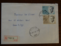 A Partir De BPS 2 En F.B.A Le 10/09/92 Vers La Belgique En Recommandé - Lettres & Documents