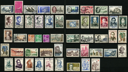 FRANCE - ANNEE COMPLETE 1957 - YT 1091 à 1141 - 52 TIMBRES OBLITERES - 1950-1959