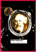 CPM LARDIE JIHEL Tirage Limité En 100 Exemplaires Signés Franc Maçonnerie Bakounine Anarchie - Philosophie & Pensées