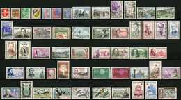 FRANCE - ANNEE COMPLETE 1960 - YT 1230 à 1280 - 53 TIMBRES OBLITERES - 1960-1969