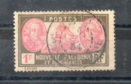 Nouvelle Calédonie. 1f Olive Et Rose. Bougainville Et La Pérouse. Cachet Circulaire 1934 - Used Stamps