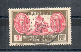 Nouvelle Calédonie. 1f Olive Et Rose. Bougainville Et La Pérouse. Cachet Circulaire 1934 - Oblitérés