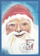 GREENLAND 1992 MAXICARD (1)  CHRISTMAS  FACIT 229 - Cartas Máxima