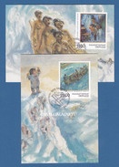 GREENLAND 1998 MAXICARDS (2)   ART  HANS LYNGE  FACIT 325-326 - Maximum Cards