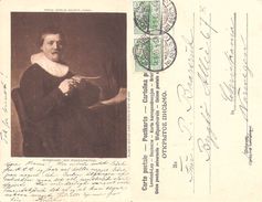 Postcard 1905 Motiv Painting Rembrandt: Der Federschnitzler, Cancelled In Berlin Schöneberg 11.05.1905 - Schöneberg