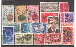 ISRAEL , Collection De 19 Timbres Obl Dont Anciens, TB - Lots & Serien