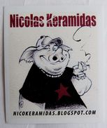 AUTOCOLLANT NICOLAS KERAMIDAS - Adesivi