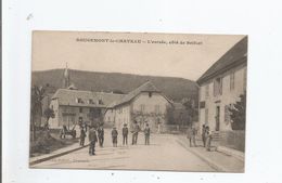 ROUGEMONT LE CHATEAU L'ENTREE COTE DE BELFORT (ANIMATION)  1916 - Rougemont-le-Château