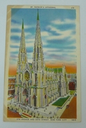 Postcard - Tarjeta Postal New York City - Churches