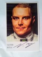 Autographed Driver Card Valtteri Bottas Hand Signed - Autogramme