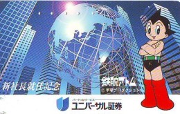 ASTROBOY (481) TELECARTE JAPON * TEZUKA *GLOBE * 110-191013   PHONECARD JAPAN * MOVIE  CINEMA * ANIME * CARTOON * COMICS - BD