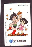 ASTROBOY (491) TELECARTE JAPON * 110-011  * TEZUKA *  PHONECARD JAPAN * KINO  MOVIE  CINEMA * ANIME * CARTOON * COMICS - BD