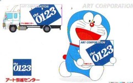 Télécarte Japon * MANGA * Chat * DORAEMON (507) Cinéma Animé CAT Japan PHONECARD * COMIC * MOVIE FILM *TK Cartoon Cinema - BD