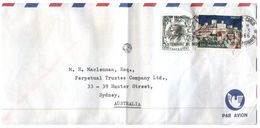 (300) Monaco To Australia Cover - 1960's - Storia Postale