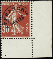 N° 5 8 30c Semeuse Rouge Cdf  Qualité: ** Cote: 320  - Sonstige & Ohne Zuordnung