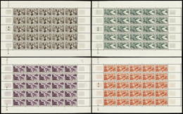 N° 2 4 /27 Grandes Villes 4 Feuilles De 25 Timbres  Qualité: ** Cote: 2750  - Otros & Sin Clasificación