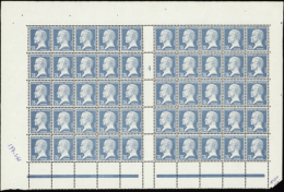 N° 1 77 75c Pasteur Feuille De 50 Timbres Millésime 4  Qualité: ** Cote: 400  - Sonstige & Ohne Zuordnung