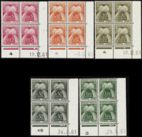 N° 9 0 /94 Nouveaux Francs 5 Valeurs 1961  Qualité: ** Cote: 510  - Sonstige & Ohne Zuordnung