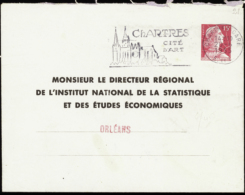 N° 1 011 B5h 15f M. De Muller Env. Inst. Nat. De La Statistique  Qualité: OBL Cote: 45  - Autres & Non Classés