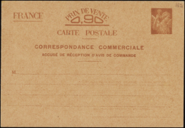 N° 6 54 Iris Sans Valeur CP4 Correspondance Commerciale  Qualité:  Cote: 150  - Autres & Non Classés