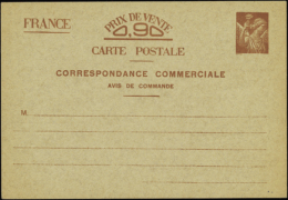 N° 6 54 Iris Sans Valeur CP3 Correspondance Commerciale  Qualité:  Cote: 120  - Autres & Non Classés