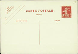 N° 2 37 CP1  90c Semeuse Rouge (sans Date)  Qualité:  Cote: 100  - Other & Unclassified