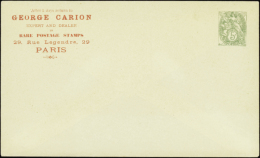 N° 1 11 E6b 5c Blanc Enveloppe George Carion  Qualité:  Cote: 675  - Altri & Non Classificati