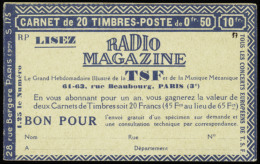 N° 1 99 C34  50c Semeuse Lignée (s.175RP) (froissure Sur 1ex)  Qualité: ** Cote: 320  - Autres & Non Classés