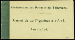 N° 1 37 C1  5c Semeuse Vert 40 Timbres  Qualité: ** Cote: 850  - Other & Unclassified