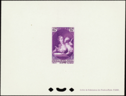 N° 4 46 Musée Postal épreuve De Luxe Violet Petit Format  Qualité:  Cote: 350  - Autres & Non Classés