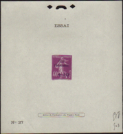 N° 2 46 Epr. D'essai De Surcharge Caisse D'amortissement N°13  Qualité:  Cote: .....  - Autres & Non Classés