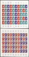 N° 1 580 /1581 Croix-rouge 1968  2 Feuilles De 50 Timbres  Qualité: ** Cote: 7300  - Other & Unclassified