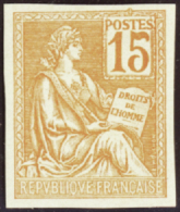 N° 1 17 C 15c Orange Non Dentelé  Qualité: ** Cote: 425  - Autres & Non Classés