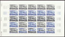 N° 3 91 /394 Animaux Marins 4 Feuilles De 25 Timbres  Qualité: ** Cote: 4500  - Other & Unclassified