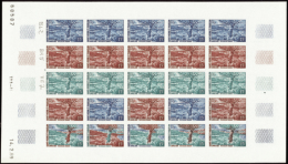 N° 3 85 /386 Paysages 2 Feuilles De 25 Timbres  Qualité: ** Cote: 1000  - Other & Unclassified