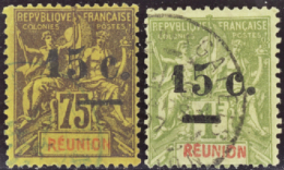 N° 5 4 D/55b  2 Valeurs  "1" Plus Petit Que "5"  Qualité: OBL Cote: 120  - Sonstige & Ohne Zuordnung