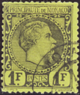 N° 9 1f Noir Sur Jaune.  Qualité: OBL Cote: 660  - Altri & Non Classificati