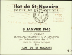 N° 0 Saint Nazaire N°10 Journée D'affranchis. à La Machine  Qualité: OBL Cote: 170  - Autres & Non Classés