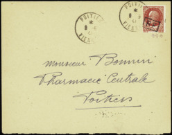 N° 0 Poitiers Type III  1f50 Pétain Sur Lettre  Qualité: OBL Cote: 1375  - Other & Unclassified