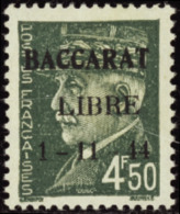 N° 0 Baccarat Type II  10 Valeurs  Qualité: * Cote: 695  - Autres & Non Classés