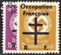 N° 0 Occupation Française Service 10 Vals (5ex Déf Et 5ex**)  Qualité: * Cote: 1160  - Other & Unclassified