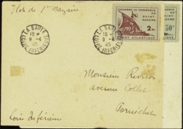 N° 8 /9  2 Valeurs Sur 2 Enveloppes Obl La Baule 9-4-45  Qualité: OBL Cote: 630  - Autres & Non Classés