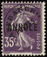 N° 4 2 35c Semeuse Violet Surcharge Annulé  Qualité: ** Cote: 320  - Autres & Non Classés