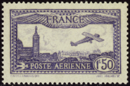 N° 6 B 1f50 Outremer Vif  Qualité: ** Cote: 800  - Altri & Non Classificati